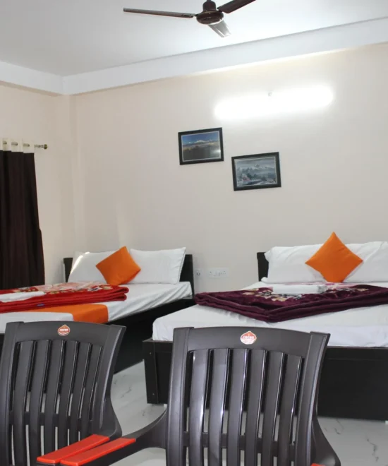 06 Bed Deluxe Room With Double Balcony | Dooars Nature Cent